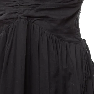 MARANT ÉTOILE Robe Longue Giana Coton Noir 9