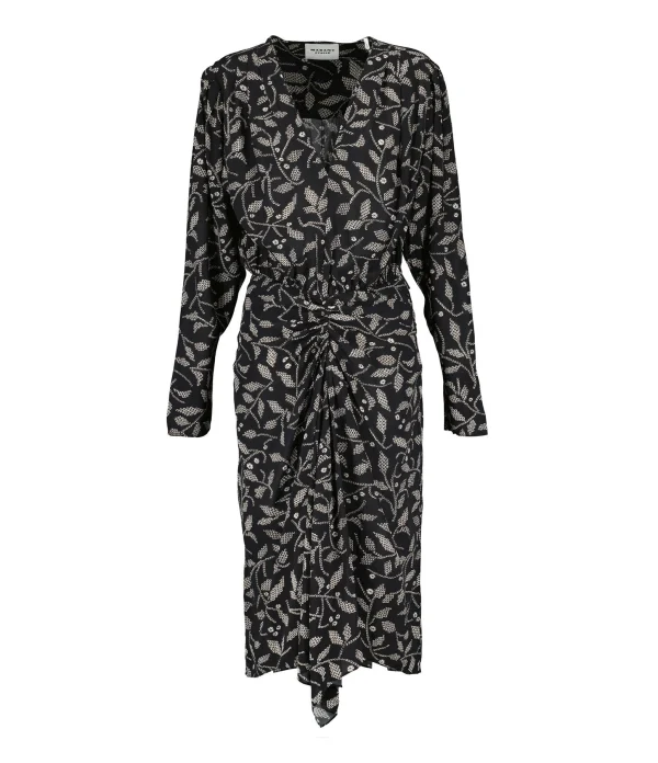 MARANT ÉTOILE Robe Mi-longue Danalia Noir 1