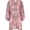 MARANT ÉTOILE Robe Gilinesia Coton Multicolore 14