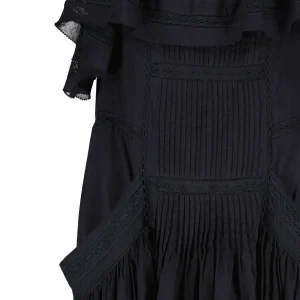 MARANT ÉTOILE Robe Moly Coton Noir 8