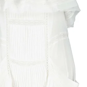 MARANT ÉTOILE Robe Moly Coton Blanc 8