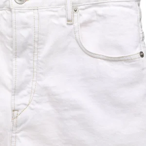 MARANT ÉTOILE Short Lesia Coton Blanc 9