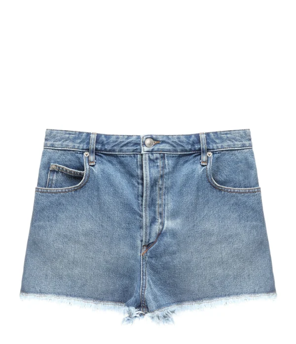 MARANT ÉTOILE Short Lesia Coton Bleu Clair 1