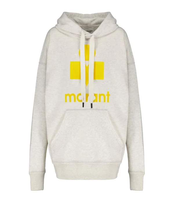 MARANT ÉTOILE Sweatshirt Mansel Coton Écru Jaune 1