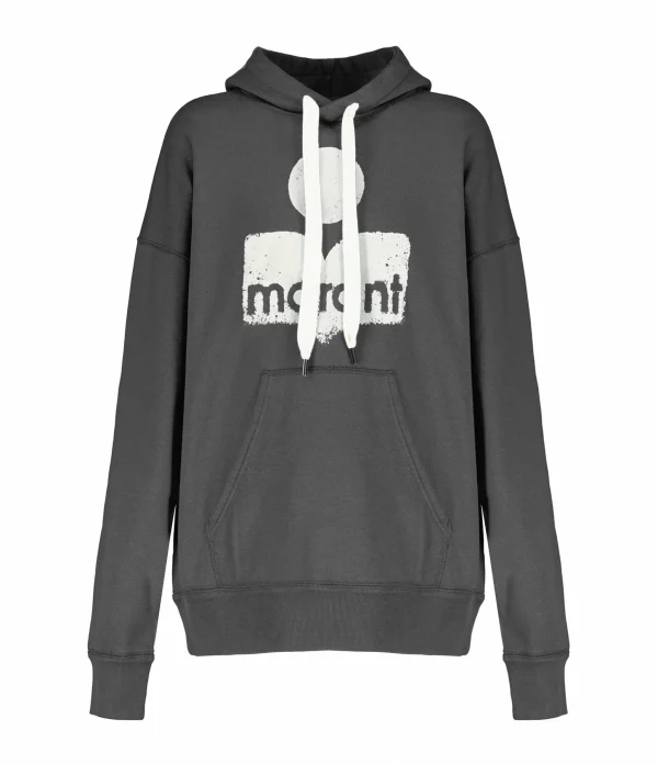 MARANT ÉTOILE Sweatshirt Mansel Coton Noir Délavé 1