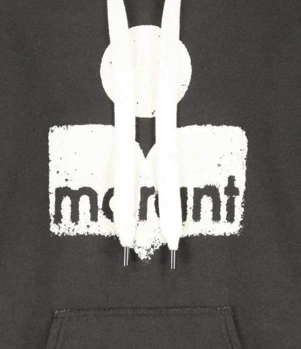 MARANT ÉTOILE Sweatshirt Mansel Coton Noir Délavé 3