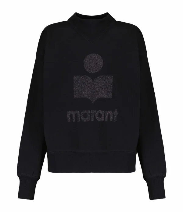 MARANT ÉTOILE Sweatshirt Moby Coton Noir 1