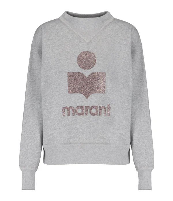 MARANT ÉTOILE Sweatshirt Moby Coton Gris 1