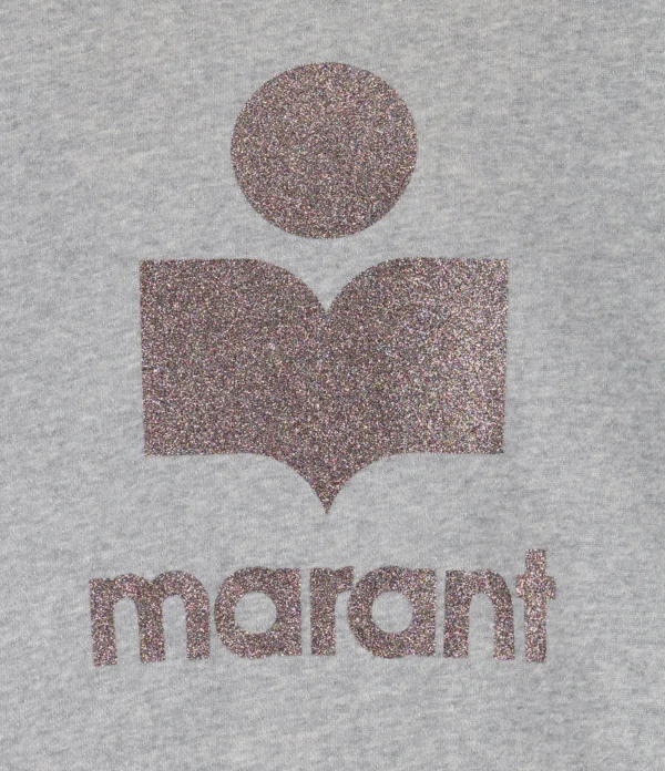 MARANT ÉTOILE Sweatshirt Moby Coton Gris 3