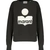 MARANT ÉTOILE Sweatshirt Mobyli Coton Noir Délavé 17