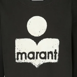 MARANT ÉTOILE Sweatshirt Mobyli Coton Noir Délavé 9