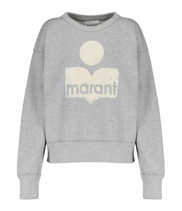 MARANT ÉTOILE Sweatshirt Mobyli Coton Gris 1