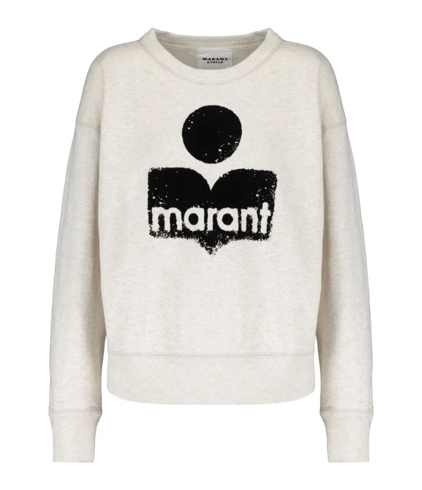 MARANT ÉTOILE Sweatshirt Mobyli Coton Écru 1