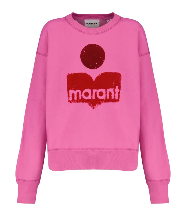 MARANT ÉTOILE Sweatshirt Mobyli Coton Rose 1