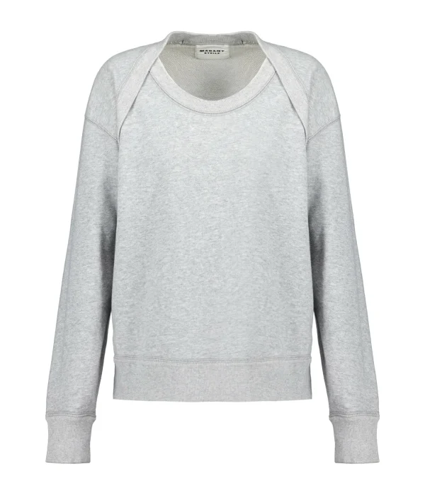 MARANT ÉTOILE Sweatshirt Mazalia Coton Gris 1