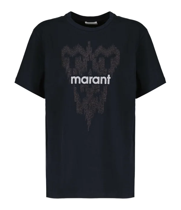 MARANT ÉTOILE Tee-shirt Zewel Coton Noir 1