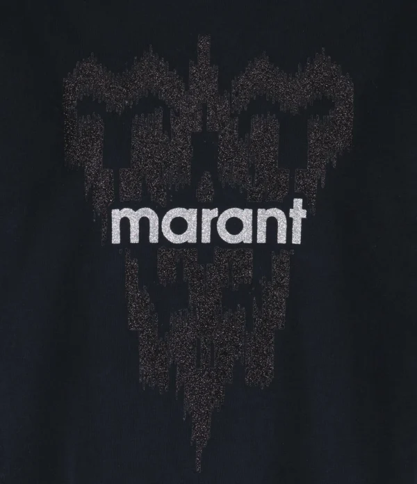 MARANT ÉTOILE Tee-shirt Zewel Coton Noir 3