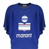 MARANT ÉTOILE Tee-shirt Kyanza Lin Indigo 17