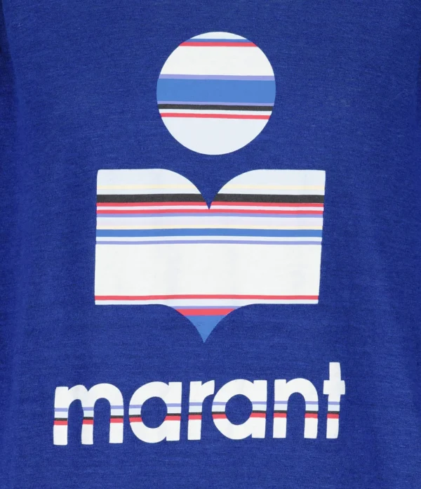 MARANT ÉTOILE Tee-shirt Kyanza Lin Indigo 3