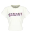 MARANT ÉTOILE Tee-shirt Zodya Coton Vanille 19