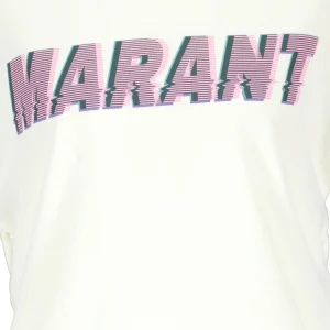 MARANT ÉTOILE Tee-shirt Zodya Coton Vanille 9