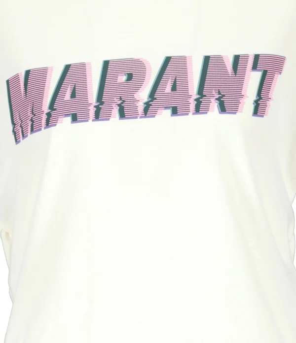 MARANT ÉTOILE Tee-shirt Zodya Coton Vanille 3