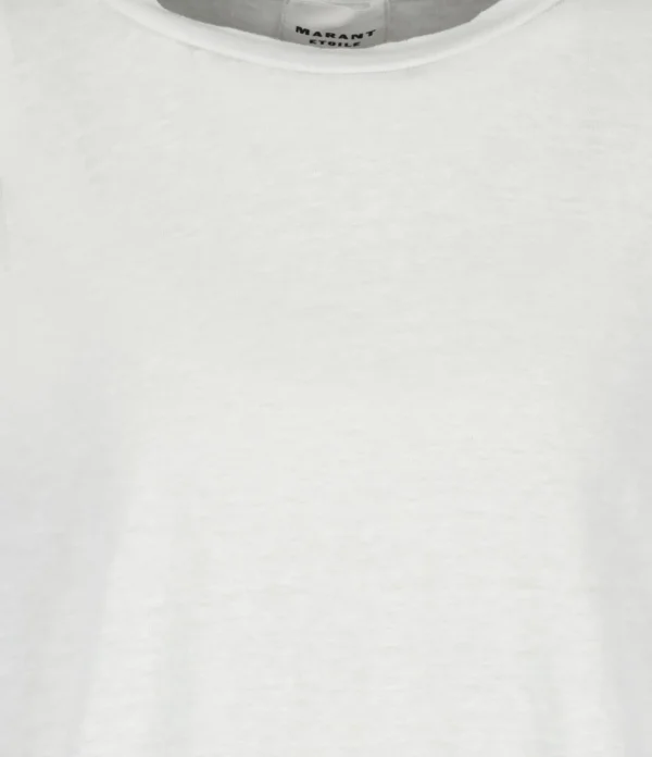 MARANT ÉTOILE Tee-shirt Kyanza Lin Blanc 3