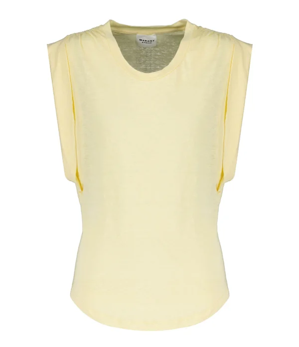 MARANT ÉTOILE Tee-shirt Kotty Lin Jaune Clair 1