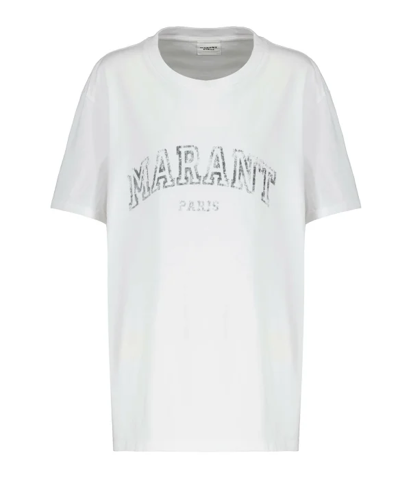 MARANT ÉTOILE Tee-shirt Honore Coton Blanc 1