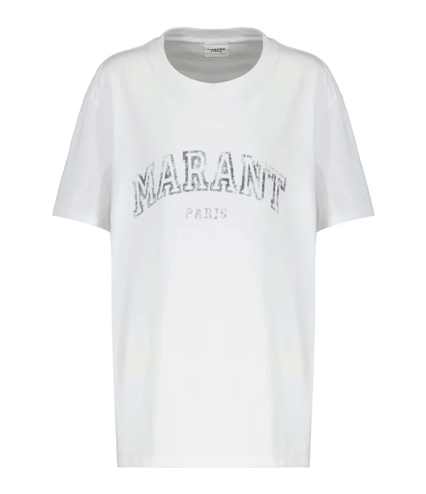 Isabel Marant Tee-shirt Homme Honore Coton Blanc 1