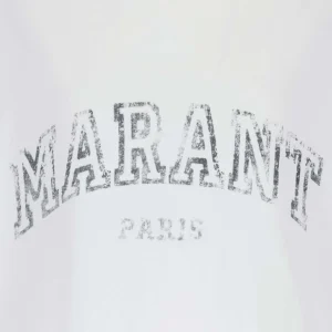 Isabel Marant Tee-shirt Homme Honore Coton Blanc 9