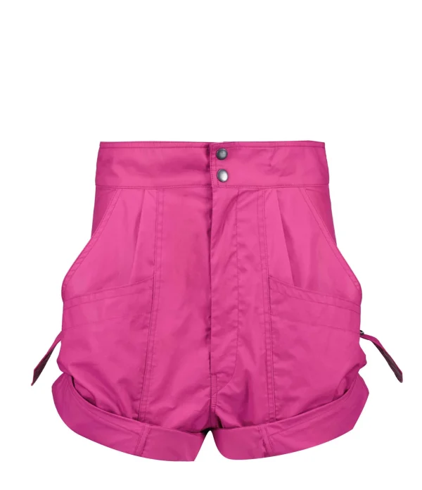 MARANT ÉTOILE Short Ferdini Coton Orchidée 1