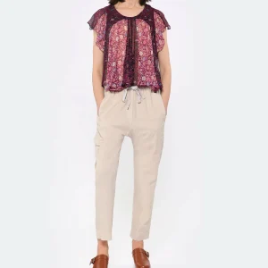 Isabel Marant Top Oriane Soie Fuchsia 14