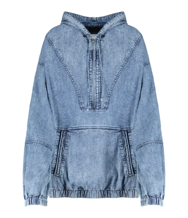 Isabel Marant Sweatshirt Homme Vlode Coton Bleu 1