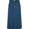 Isabel Marant Jupe Dipoma Coton Bleu Navy 17