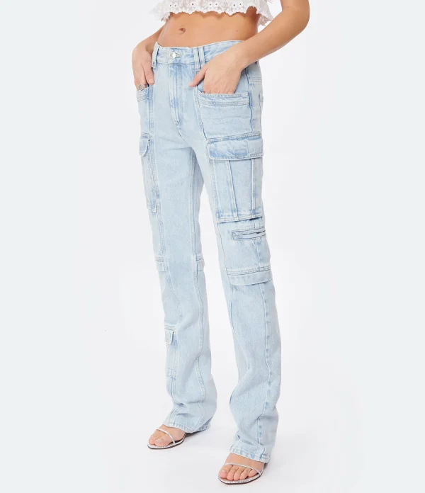 Isabel Marant Jean Vokayo Coton Bleu Clair 5