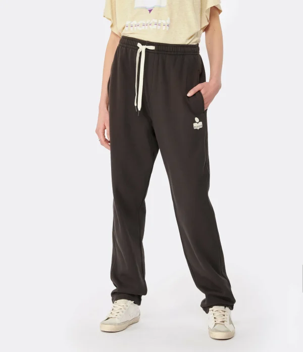 Isabel Marant Jogging Homme Mailesco Coton Noir Délavé 5