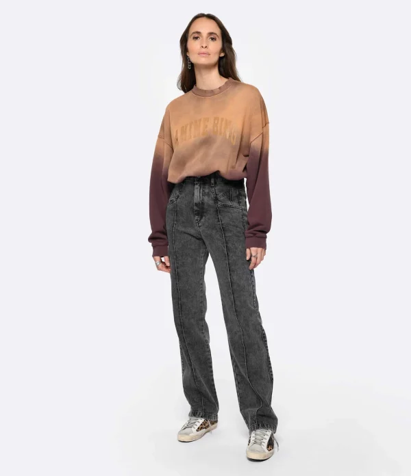 Isabel Marant Jean Nadege Coton Gris 7