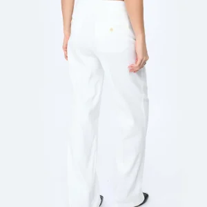 Isabel Marant Pantalon Scarly Chanvre Blanc 15