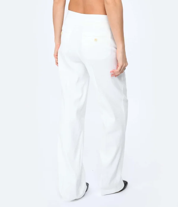 Isabel Marant Pantalon Scarly Chanvre Blanc 6