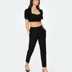 Isabel Marant Pantalon Sioliran Chanvre Noir 12