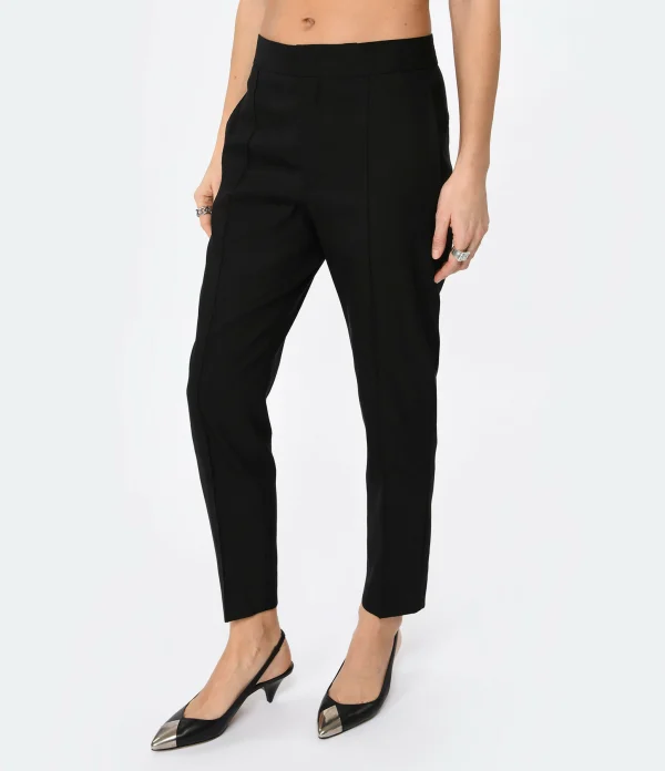 Isabel Marant Pantalon Sioliran Chanvre Noir 5