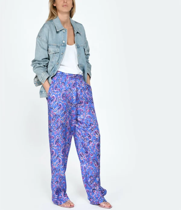 Isabel Marant Pantalon Piera Bleu 3