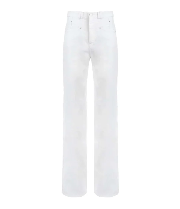 Isabel Marant Jean Lemony Denim Blanc 1