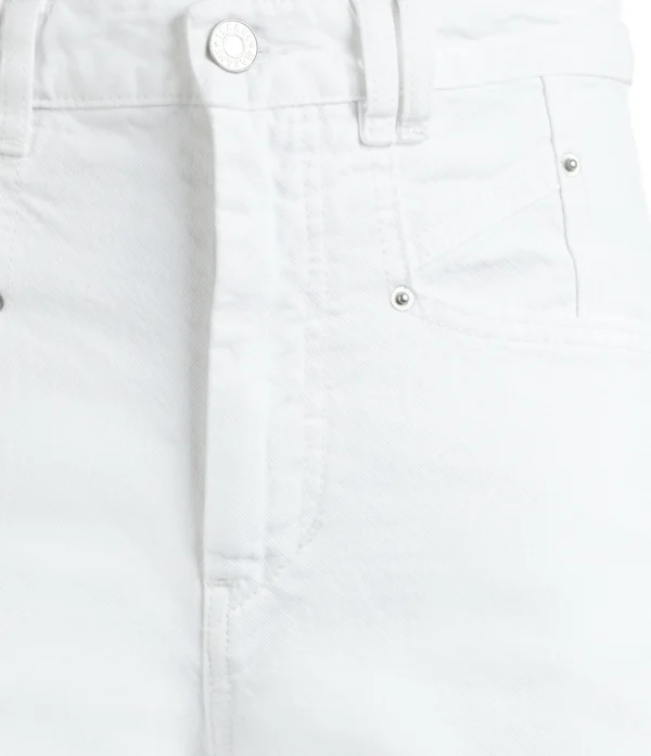 Isabel Marant Jean Lemony Denim Blanc 3