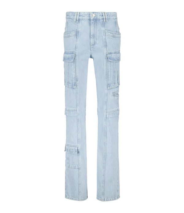 Isabel Marant Jean Vokayo Coton Bleu Clair 1