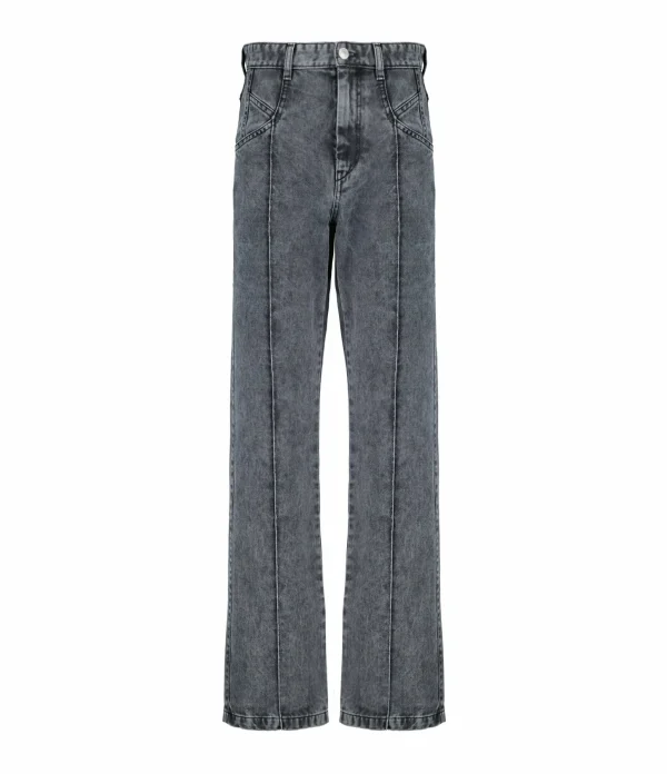 Isabel Marant Jean Nadege Coton Gris 1