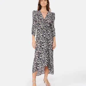 Isabel Marant Robe Mi-longue Albini Soie Noir 7