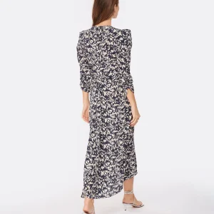 Isabel Marant Robe Mi-longue Albini Soie Noir 9