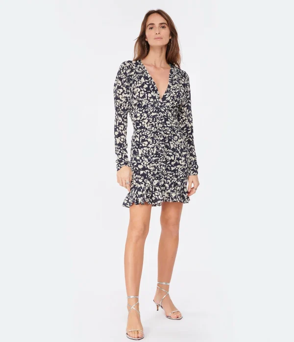 Isabel Marant Robe Lara Soie Noir 4